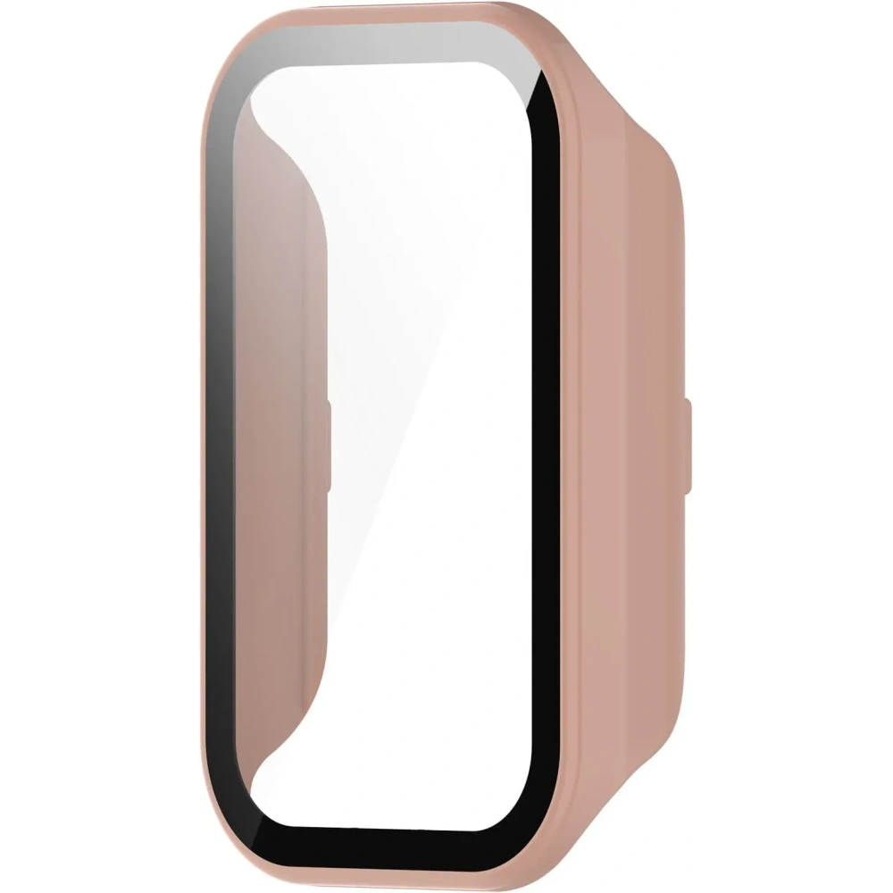 Hurtownia GSM - Set de carcasă + sticlă Bizon Xiaomi Redmi Smart Band 2 / Xiaomi Mi Band 8 Active roz - BIZ790 - {ean13} - Hurt