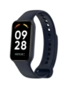 Etui s páskem Bizon Strap + Case Watch Dots pro Xiaomi Redmi Smart Band 2 / Xiaomi Mi Band 8 Active modré