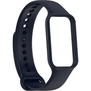Hurtownia GSM - Bizon Strap + Case Watch Dots Xiaomi Redmi Smart Band 2 / Xiaomi Mi Band 8 Active albastru marin - BIZ792 - {ean13} - Hurt