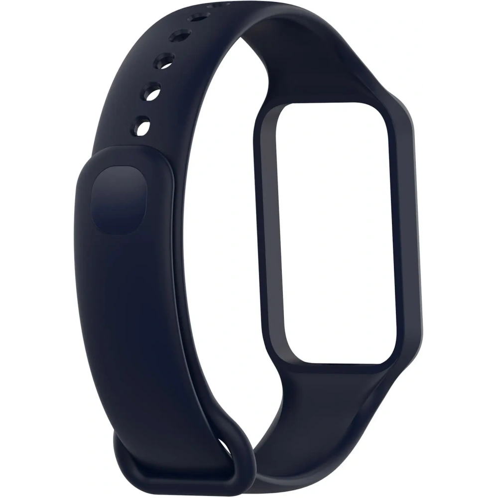 Wholesale Bizon Strap + Case Watch Dots Xiaomi Redmi Smart Band 2 / Xiaomi Mi Band 8 Active navy blue - BIZ792 - {ean13} - Hurt