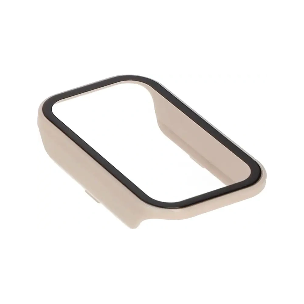 Hurtownia GSM - Etui Bizon Case+Glass Set do Xiaomi Redmi Smart Band 2 / Xiaomi Mi Band 8 Active béžové - BIZ793 - {ean13} - Hurt