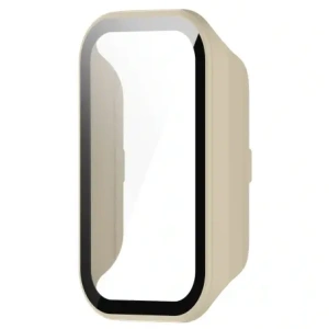 Hurtownia GSM - Set de Carcasă + Sticlă Bizon Xiaomi Redmi Smart Band 2 / Xiaomi Mi Band 8 Active bej - BIZ793 - {ean13} - Hurt