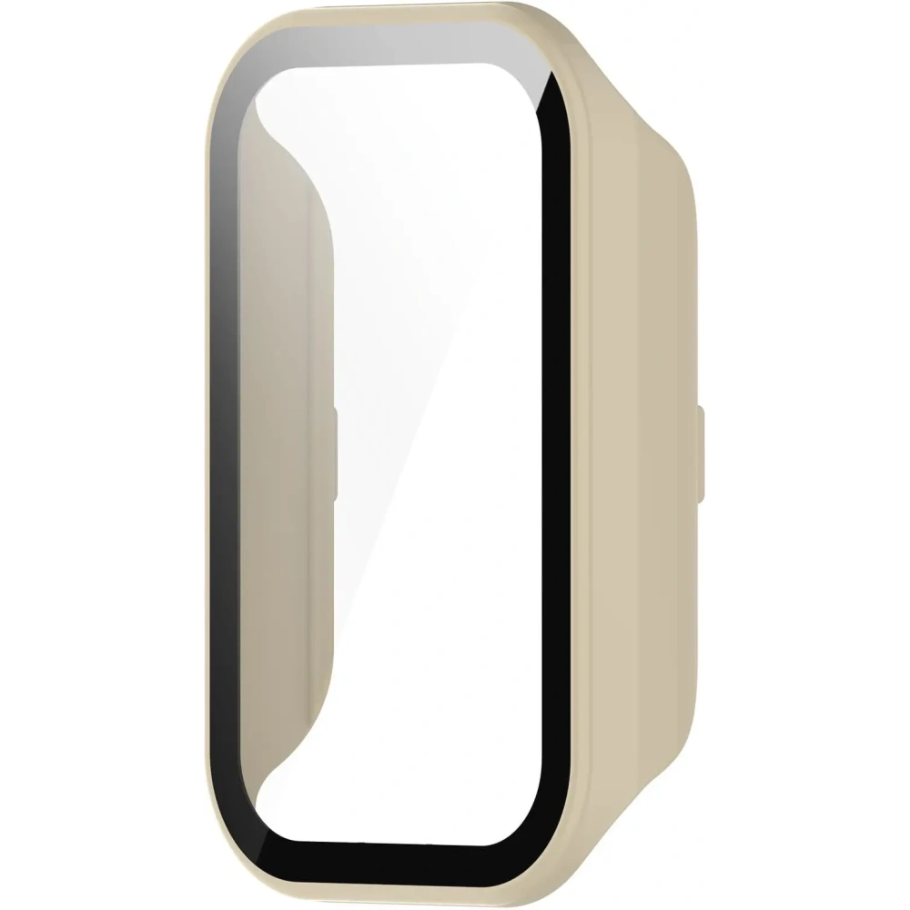 Hurtownia GSM - Set de Carcasă + Sticlă Bizon Xiaomi Redmi Smart Band 2 / Xiaomi Mi Band 8 Active bej - BIZ793 - {ean13} - Hurt