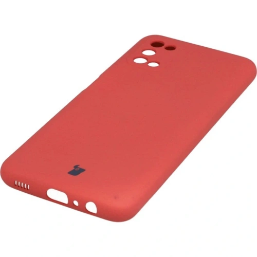 Etui Bizon Case Silicone do Samsung Galaxy A03S ciemny róż