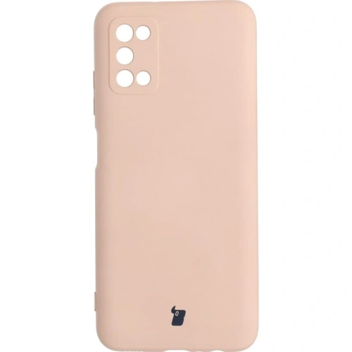 Etui Bizon Case Silicone do Samsung Galaxy A03S jasnoróżowe
