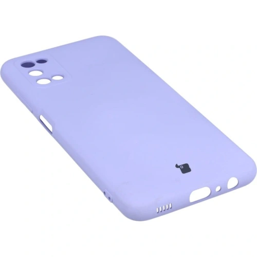 Etui Bizon Case Silicone do Samsung Galaxy A03S fioletowe
