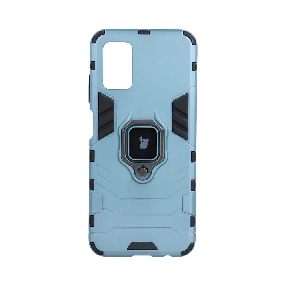 Hurtownia GSM - Etui Bizon Case Armor Ring do Samsung Galaxy A03S niebieskie - BIZ801 - {ean13} - Hurt