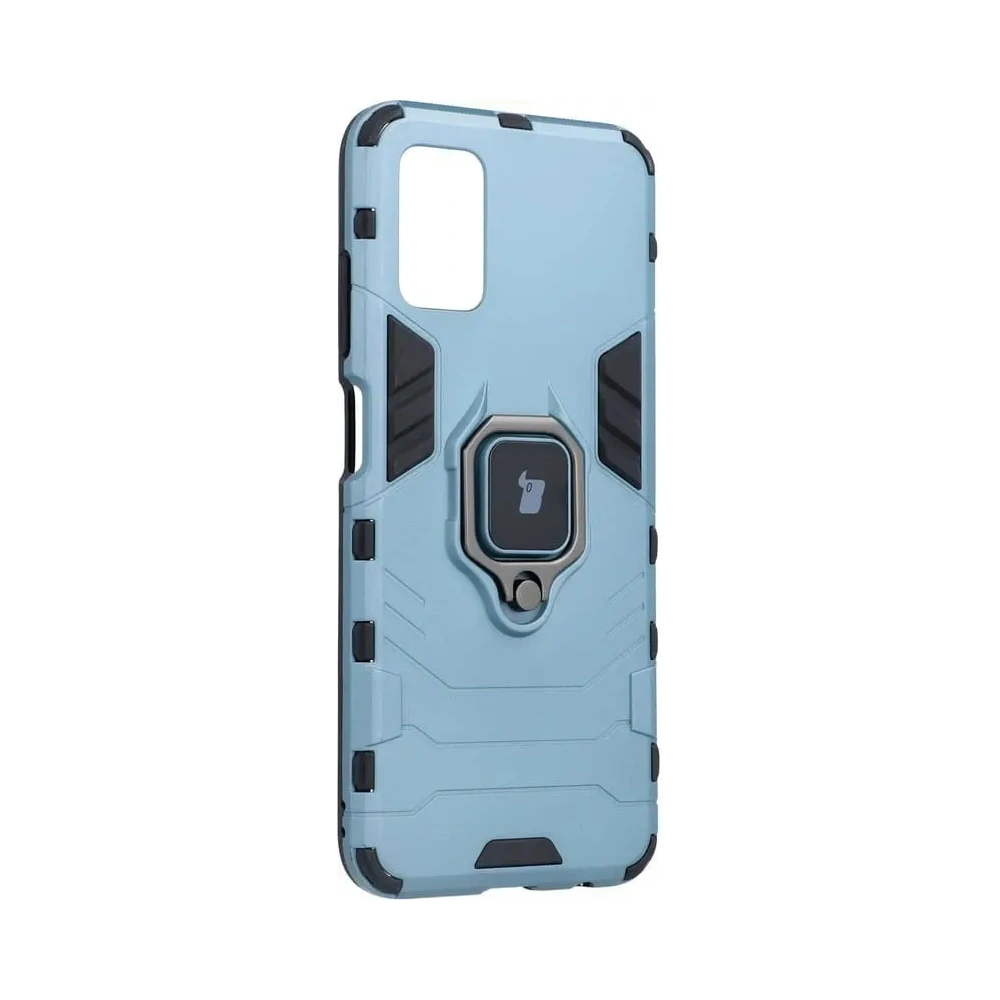 Hurtownia GSM - Etui Bizon Case Armor Ring do Samsung Galaxy A03S niebieskie - BIZ801 - {ean13} - Hurt