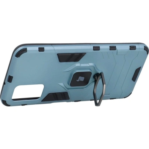 Etui Bizon Case Armor Ring do Samsung Galaxy A03S niebieskie