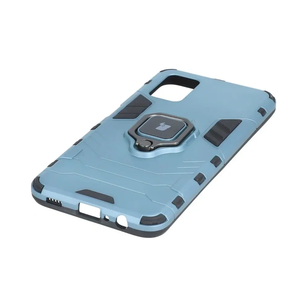 Hurtownia GSM - Etui Bizon Case Armor Ring do Samsung Galaxy A03S niebieskie - BIZ801 - {ean13} - Hurt