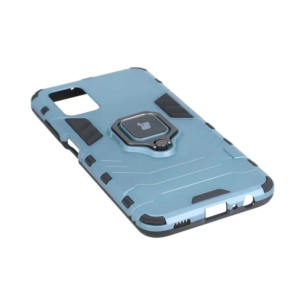 Hurtownia GSM - Etui Bizon Case Armor Ring do Samsung Galaxy A03S niebieskie - BIZ801 - {ean13} - Hurt