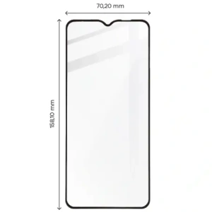 Hurtownia GSM - Bizon Glass Edge edzett üveg - [2 PACK] + lencsevédő Samsung Galaxy A03s fekete - BIZ803 - {ean13} - Hurt