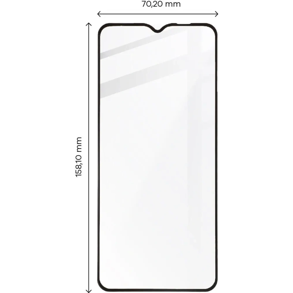 Hurtownia GSM - Bizon Glass Edge edzett üveg - [2 PACK] + lencsevédő Samsung Galaxy A03s fekete - BIZ803 - {ean13} - Hurt