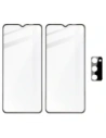 Hurtownia GSM - Bizon Glass Edge gehärtetes Glas - [2 PACK] + Linsenschutz Samsung Galaxy A03s schwarz - BIZ803 - {ean13} - Hurt