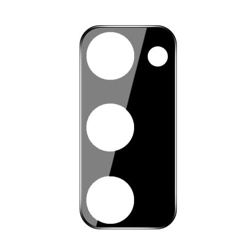 Szkło hartowane Bizon Glass Edge - [2 PACK] + ochrona na obiektyw Samsung Galaxy A03s czarne