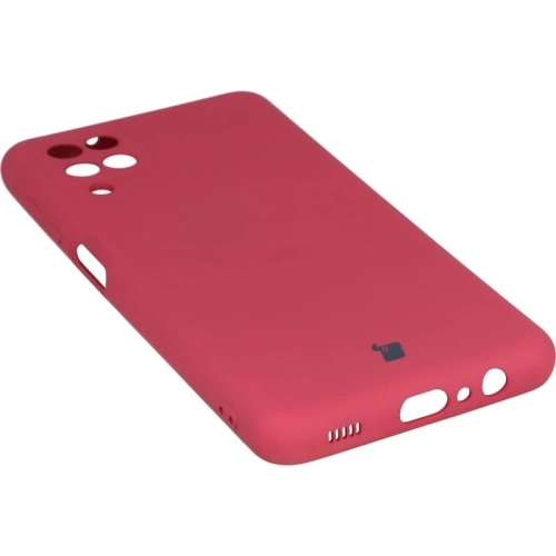 Etui Bizon Case Silicone do Samsung Galaxy A12 / M12 ciemny róż