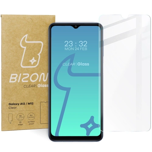 Szkło hartowane Bizon Glass Clear do Samsung Galaxy A12 / M12
