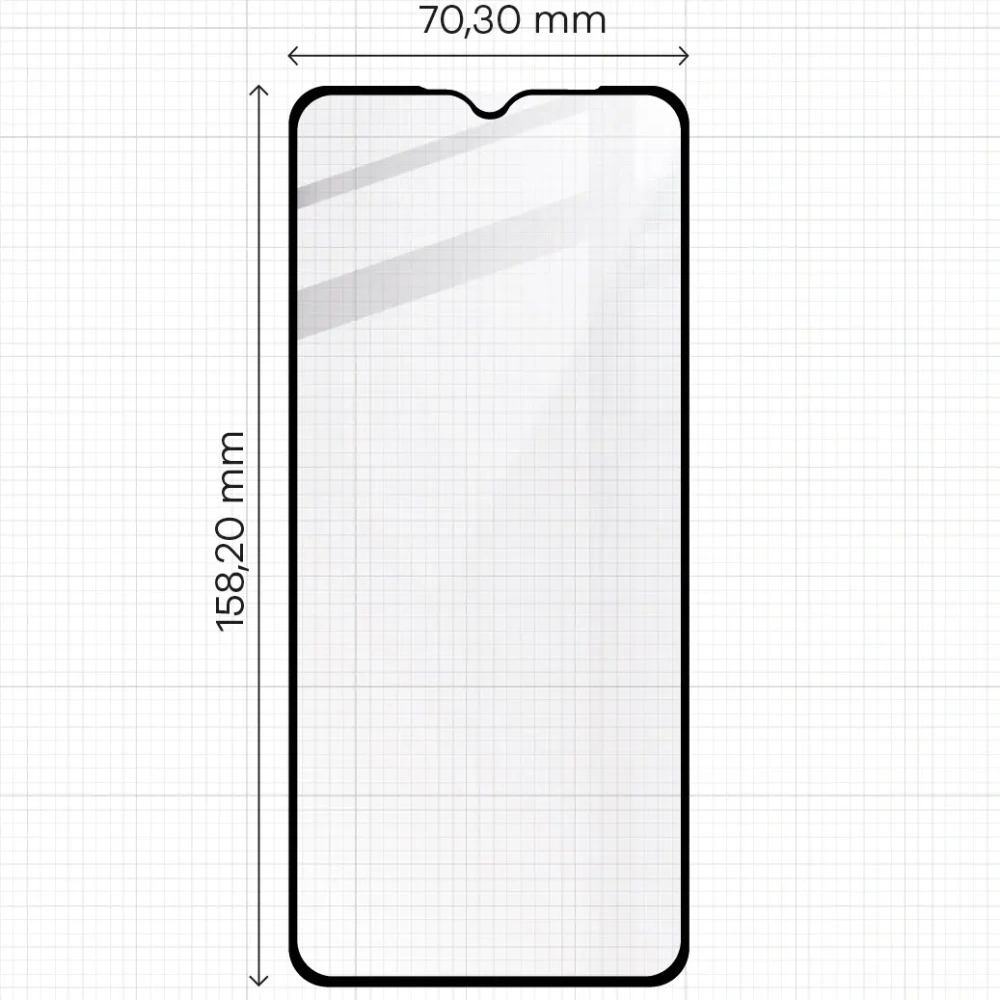Hurtownia GSM - Bizon Glass Edge Samsung Galaxy A12 / M12 fekete - BIZ807 - {ean13} - Hurt