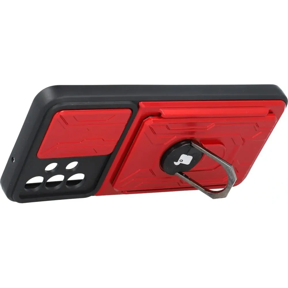 Hurtownia GSM - Bizon Case Camshield Kartensteckplatz Ring Samsung Galaxy A13 4G rot - BIZ810 - {ean13} - Hurt