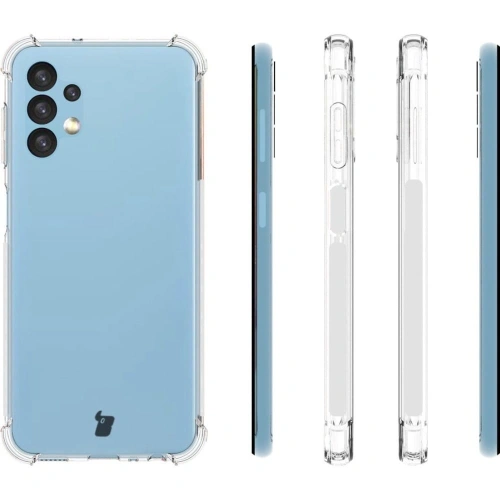 Etui + 2x szkło na ekran Bizon Case Clear Pack do Samsung Galaxy A13 4G przezroczyste