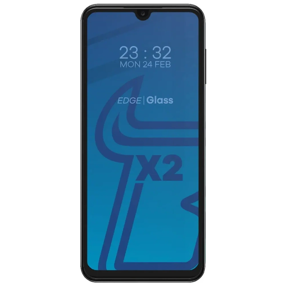 Wholesale Bizon Glass Edge tempered glass - [2 PACK] + lens protection Samsung Galaxy A13 4G black - BIZ812 - {ean13} - Hurt