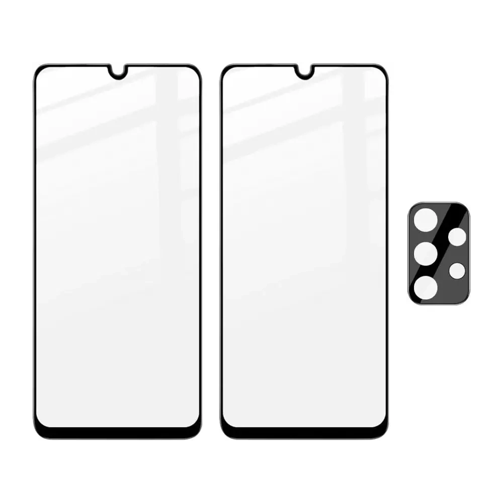 Hurtownia GSM - Sklíčko tvrzené Bizon Glass Edge - [2 PACK] + ochrana na objektiv Samsung Galaxy A13 4G - BIZ812 - {ean13} - Hurt