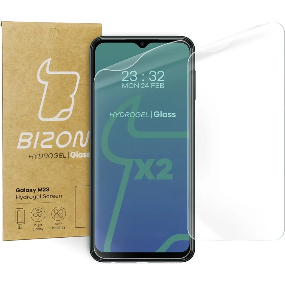 Hurtownia GSM - Folia hydrożelowa na ekran Bizon Glass Hydrogel Samsung Galaxy M13 / M23 5G [2 PACK] - BIZ816 - {ean13} - Hurt
