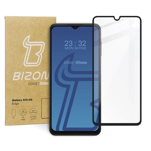 Szkło hartowane Bizon Glass Edge do Samsung Galaxy A13 4G czarne