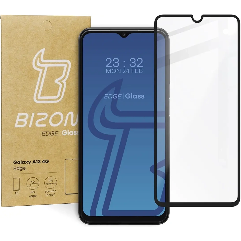 Hurtownia GSM - Tvrzené sklo Bizon Glass Edge pro Samsung Galaxy A13 4G černé - BIZ817 - {ean13} - Hurt