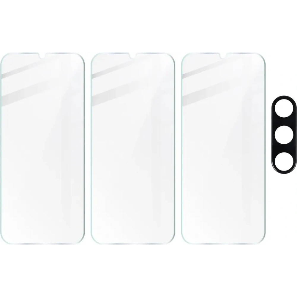 Hurtownia GSM - 3x Szkło na ekran + szkło na aparat BIZON Clear 2 do Samsung Galaxy A14 4G/5G M14 - BIZ821 - {ean13} - Hurt