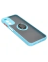 Hurtownia GSM - Bizon Case Hybrid Ring Samsung Galaxy A14 4G / 5G füstös, világoskék kerettel - BIZ823 - {ean13} - Hurt