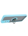 Wholesale Bizon Case Hybrid Ring Samsung Galaxy A14 4G / 5G smoky with a light blue frame - BIZ823 - {ean13} - Hurt