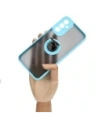 Hurtownia GSM - Bizon Case Hybrid Ring Samsung Galaxy A14 4G / 5G füstös, világoskék kerettel - BIZ823 - {ean13} - Hurt