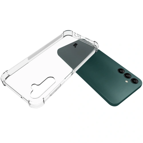 Etui + 2x szkło na ekran + obiektyw Bizon Case Clear Pack do Samsung Galaxy A14 4G/5G przezroczyste