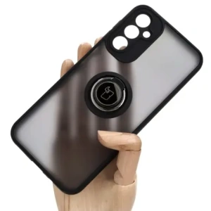Hurtownia GSM - Bizon Case Hybrid Ring Samsung Galaxy A14 4G / 5G füstös fekete kerettel - BIZ825 - {ean13} - Hurt