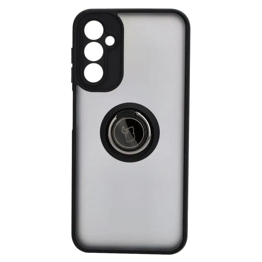 Hurtownia GSM - Bizon Case Hybrid Ring Samsung Galaxy A14 4G / 5G füstös fekete kerettel - BIZ825 - {ean13} - Hurt