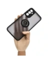 Hurtownia GSM - Bizon Case Hybrid Ring Samsung Galaxy A14 4G / 5G füstös fekete kerettel - BIZ825 - {ean13} - Hurt
