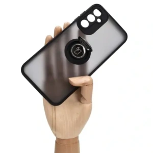 Hurtownia GSM - Bizon Case Hybrid Ring Samsung Galaxy A14 4G / 5G füstös fekete kerettel - BIZ825 - {ean13} - Hurt