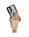 Wholesale Bizon Case Hybrid Ring Samsung Galaxy A14 4G / 5G smoky with a black frame - BIZ825 - {ean13} - Hurt