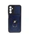 Bizon Case Camshield Card Slot Ring Samsung Galaxy A14 4G/5G albastru închis