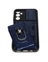 Hurtownia GSM - Bizon Case Camshield Kártyafoglalatos Gyűrű Samsung Galaxy A14 4G/5G sötétkék - BIZ7296 - {ean13} - Hurt
