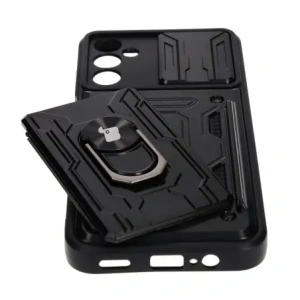 Hurtownia GSM - Bizon Case Camshield Kártyahely Gyűrű Samsung Galaxy A14 4G/5G fekete - BIZ7297 - {ean13} - Hurt