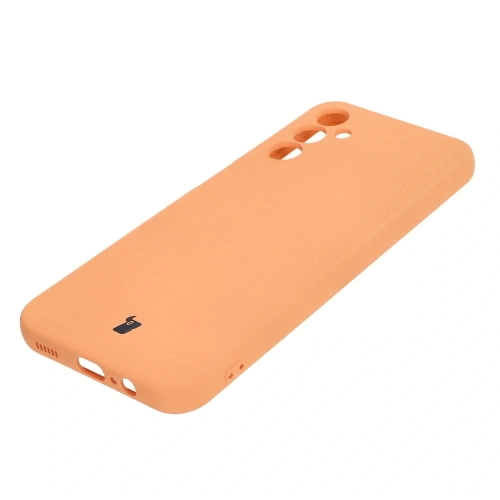 Etui Bizon Case Silicone do Samsung Galaxy A14 4G/5G pomarańczowe