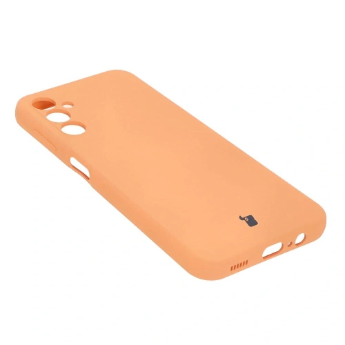 Etui Bizon Case Silicone do Samsung Galaxy A14 4G/5G pomarańczowe