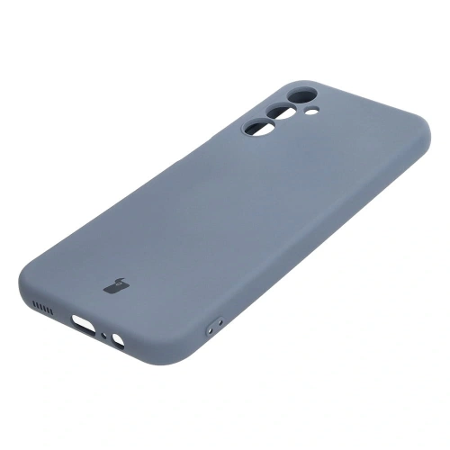 Etui Bizon Case Silicone do Samsung Galaxy A14 4G/5G szare