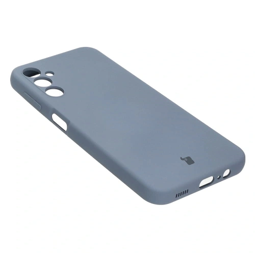 Etui Bizon Case Silicone do Samsung Galaxy A14 4G/5G szare