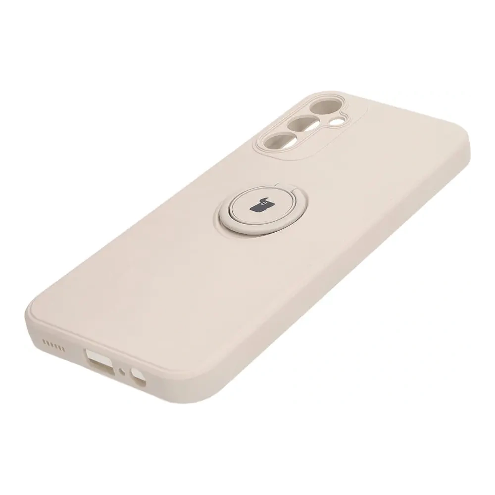 Bizon Case Silikonring Sq do Samsung Galaxy A14 4G/5G beige