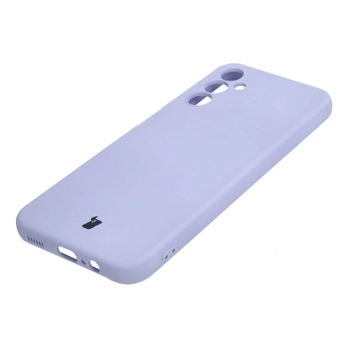 Etui Bizon Case Silicone do Samsung Galaxy A14 4G/5G jasnofioletowe