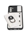 Hurtownia GSM - Bizon Case Camshield Kartensteckplatz Ring Samsung Galaxy A14 4G/5G weiß - BIZ840 - {ean13} - Hurt