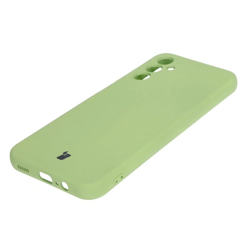 Etui Bizon Case Silicone do Samsung Galaxy A14 4G/5G jasnozielone
